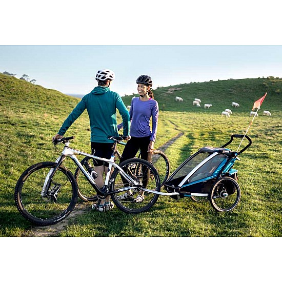 Thule Chariot Sport Divvietīga Velopiekabe Thule Chariot Sport Divvietīga Velopiekabe